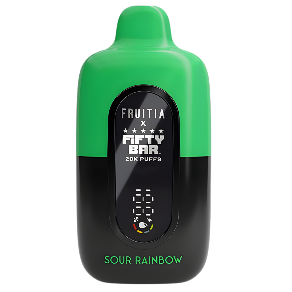 Sour Rainbow – Fifty Bar X Fruitia | 20K Puffs - Image 2