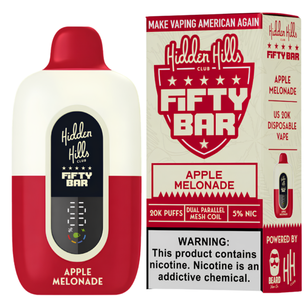 Apple Melonade – Fifty Bar X Hidden Hills | 20K Puffs