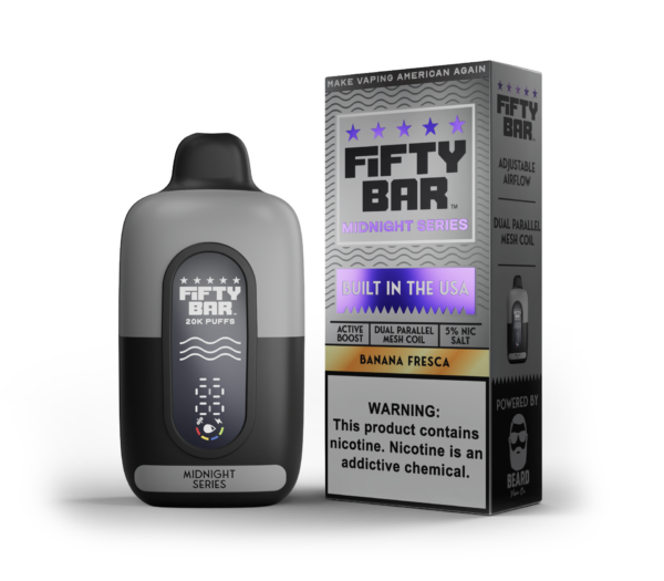Banana Fresca – Fifty Bar Midnight Series | 20K Puffs