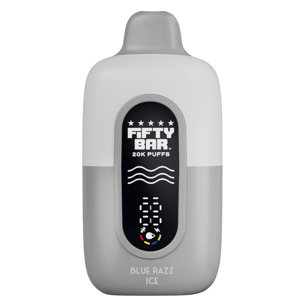 Blue Razz Ice – Fifty Bar Texas Edition | 20K Puffs - Image 2