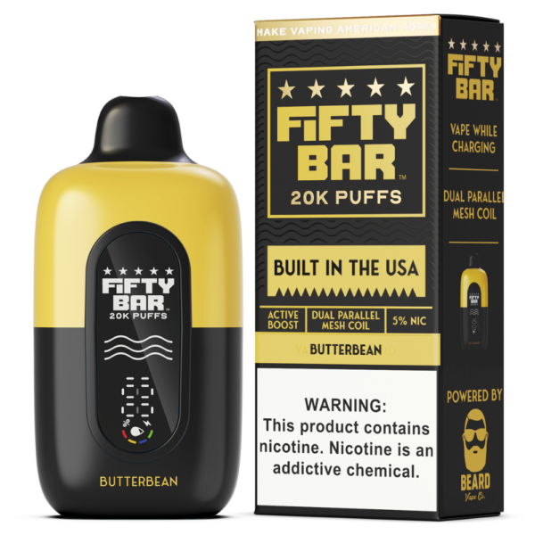 Butterbean – Fifty Bar Black Series | 20K Puffs