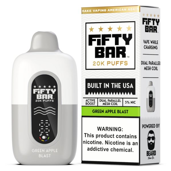 Frozen Apple – Fifty Bar White Series | 20K Puffs