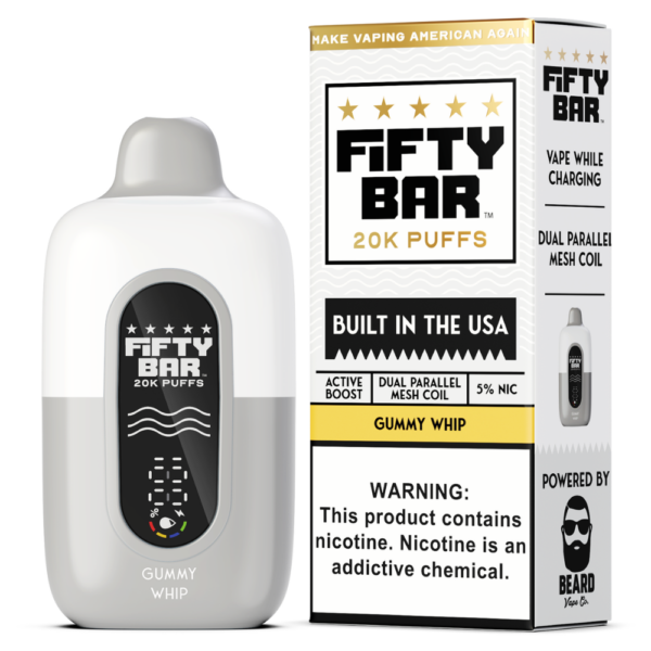 Pineapple Whip – Fifty Bar White Series | 20K Puffs
