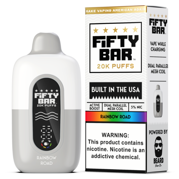 Strawberry Lemon Grape – Fifty Bar White Series | 20K Puffs