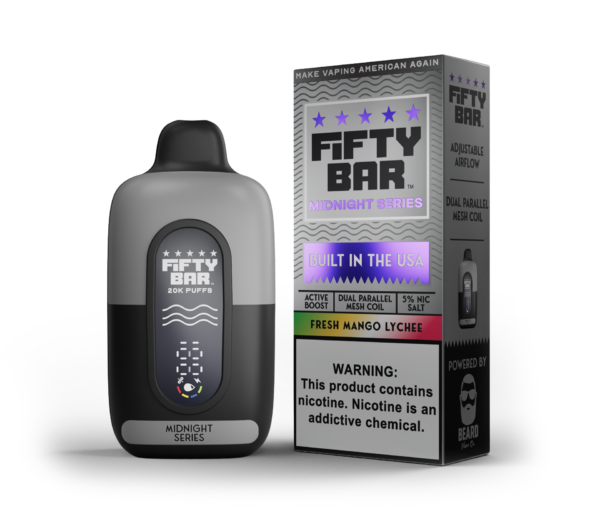 Fresh Mango Lychee – Fifty Bar Midnight Series | 20K Puffs