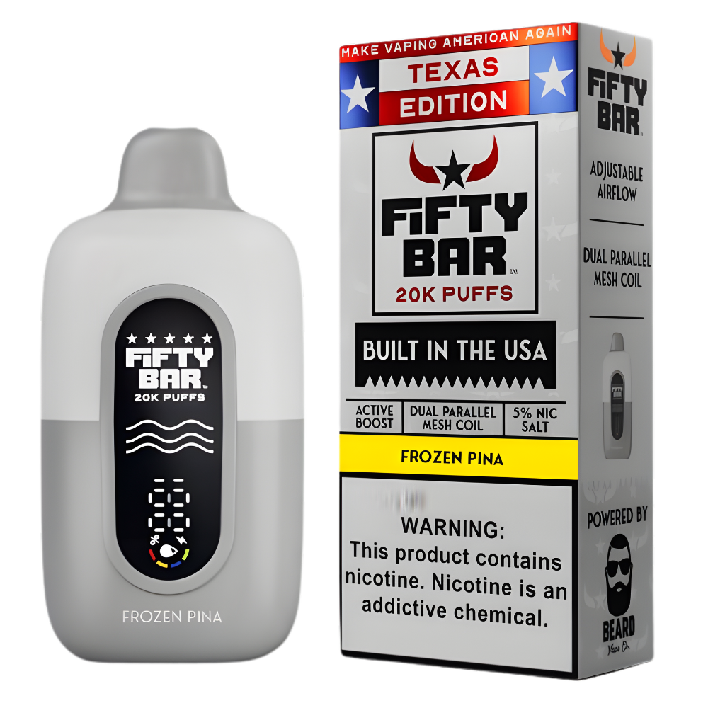 Frozen Pina – Fifty Bar Texas Edition | 20K Puffs