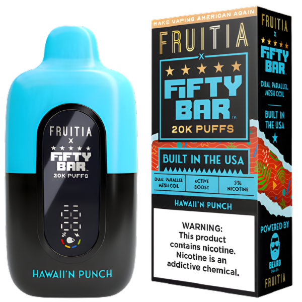 Island Punch – Fifty Bar X Fruitia | 20K Puffs