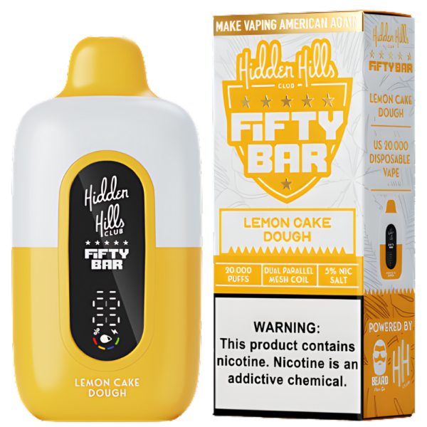 Lemon Cake Dough – Fifty Bar X Hidden Hills | 20K Puffs
