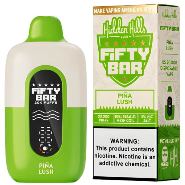 Pina Lush – Fifty Bar X Hidden Hills | 20K Puffs