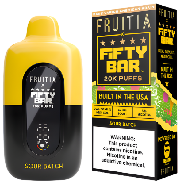 Sour Punch – Fifty Bar X Fruitia | 20K Puffs