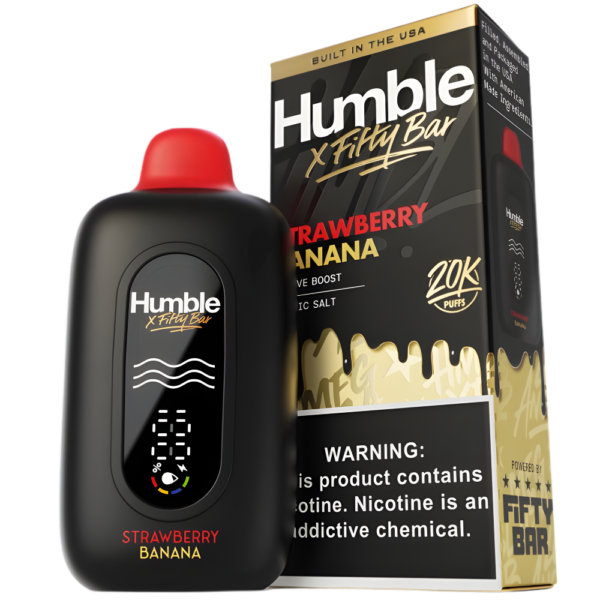 Strawberry Banana – Fifty Bar X Humble | 20K Puffs