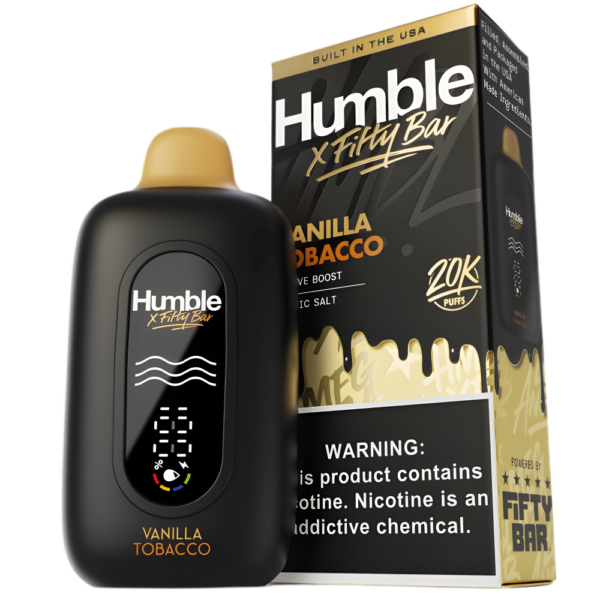 Vanilla Tobacco – Fifty Bar X Humble | 20K Puffs